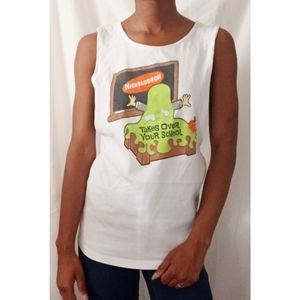 Vintage Nickelodeon Takes Over Your School Reworked Tank 1057